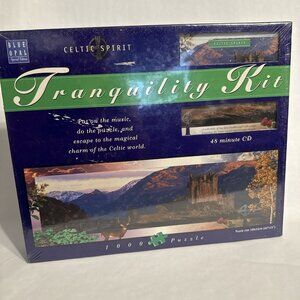 NEW/SEALED Celtic Spirit Tranquility Kit 1000 Piece Puzzle w/48 Minute Music CD